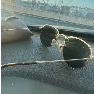 Ray Ban hexagonal flat sunglasses